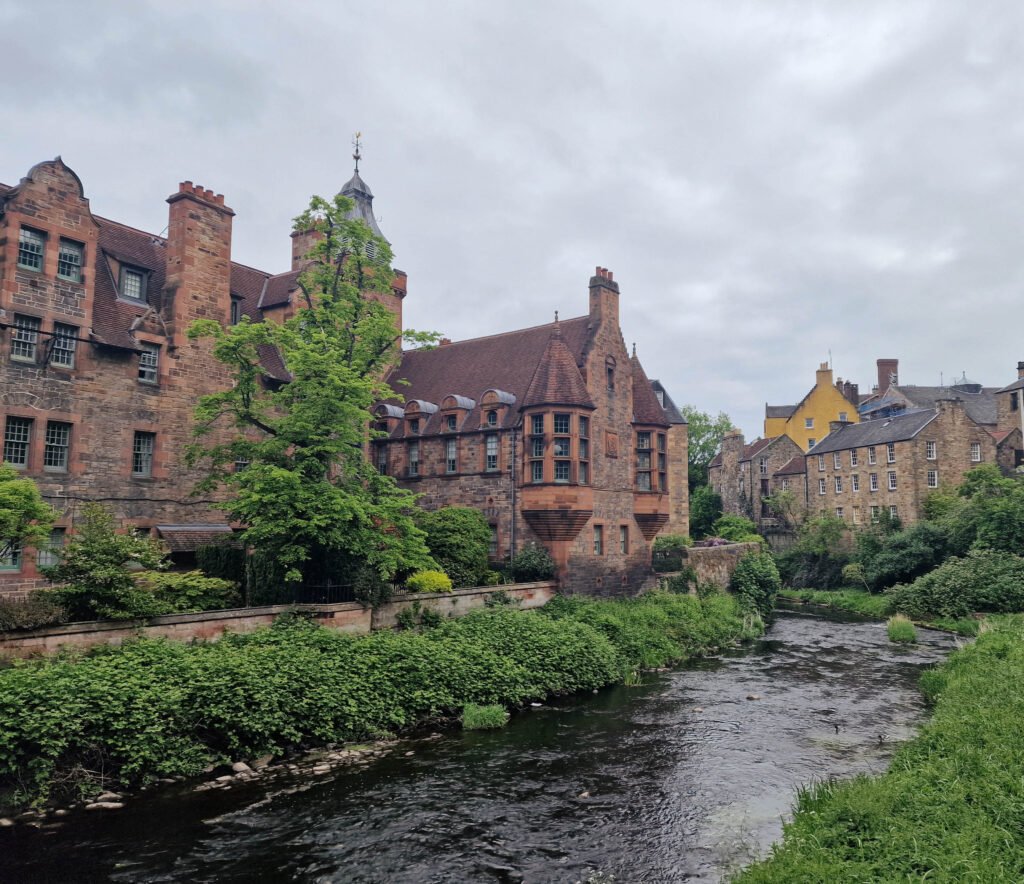 Vue du Dean Village et du Water of Leith